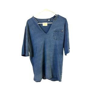 Men’s Paper Denim & Cloth blue shirt size XL